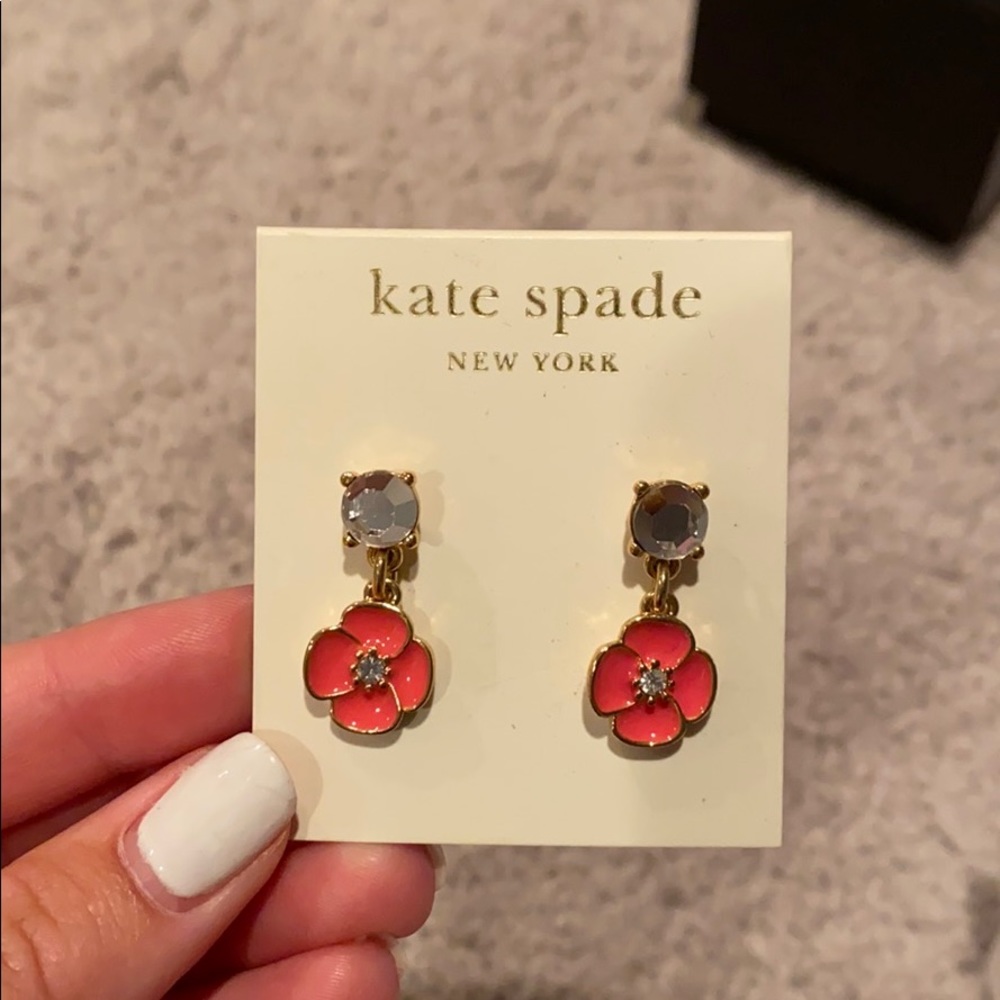 Kate Spade Flower Earrings New with Tags